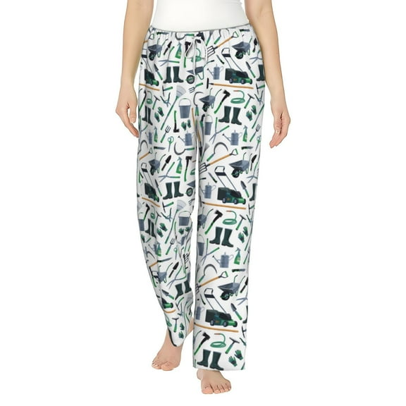 Bixox Women's Modern Industry Patterned Pajama Pants Loungewear