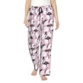 thumbnail image 1 of Bixox Women's Pineapple Flamingo Patterned Pajama Pants Loungewear, 1 of 5