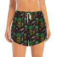 thumbnail image 1 of Bixox Women's Pineapples pattern 2 in 1 Running Shorts - Lightweight Athletic Workout Gym Yoga Shorts Liner with Pockets - X-Large, 1 of 7