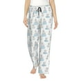 thumbnail image 1 of Bixox Women's Playful Polar Bear Pals Patterned Pajama Pants Loungewear, 1 of 5