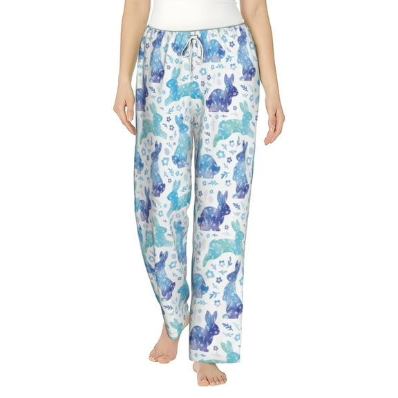 Bixox Women's Rabbit2 Patterned Pajama Pants Loungewear
