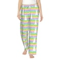 thumbnail image 1 of Bixox Women's Rainbow Rabbit Patterned Pajama Pants Loungewear, 1 of 5