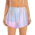 thumbnail image 1 of Bixox Women's Rainbow pattern 2 in 1 Running Shorts - Lightweight Athletic Workout Gym Yoga Shorts Liner with Pockets - X-Large, 1 of 7