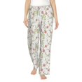 thumbnail image 1 of Bixox Women's Roses Flowers Patterned Pajama Pants Loungewear, 1 of 5