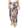 thumbnail image 1 of Bixox Women's Sea Shells Patterned Pajama Pants Loungewear, 1 of 5