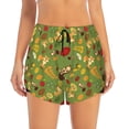 thumbnail image 1 of Bixox Women's Squirrel And Fox In The Forest pattern 2 in 1 Running Shorts - Lightweight Athletic Workout Gym Yoga Shorts Liner with Pockets - XX-Large, 1 of 7