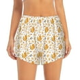 thumbnail image 1 of Bixox Women's Squirrel And Leaves pattern 2 in 1 Running Shorts - Lightweight Athletic Workout Gym Yoga Shorts Liner with Pockets - XX-Large, 1 of 7