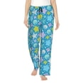 thumbnail image 1 of Bixox Women's Starfish Patterned Pajama Pants Loungewear, 1 of 5