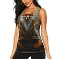 thumbnail image 1 of Bixox Women's Streamside Meditating Fox Printed Sleeveless Fitness Workout Running Quick-Dry Tank Top, 1 of 5