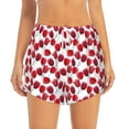 thumbnail image 1 of Bixox Women's Tulips Flowers pattern 2 in 1 Running Shorts - Lightweight Athletic Workout Gym Yoga Shorts Liner with Pockets - Large, 1 of 7
