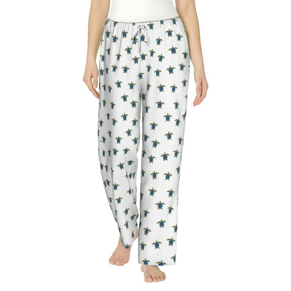 Bixox Women's Turtle Patterned Pajama Pants Loungewear