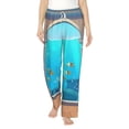 thumbnail image 1 of Bixox Women's Underwater Aquarium Arches Patterned Pajama Pants Loungewear, 1 of 5