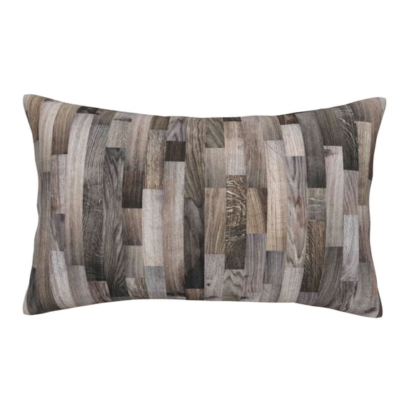Bixox Wooden Texture Printed Pillow Protector,Super Soft Ideal for Home,Guests,Rentals - 14"x20"