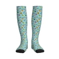 thumbnail image 1 of Bixox World Travel1 Print Compression Socks,Compression Socks Women & Men Circulation for Medical,Running,Athletic, 1 of 7
