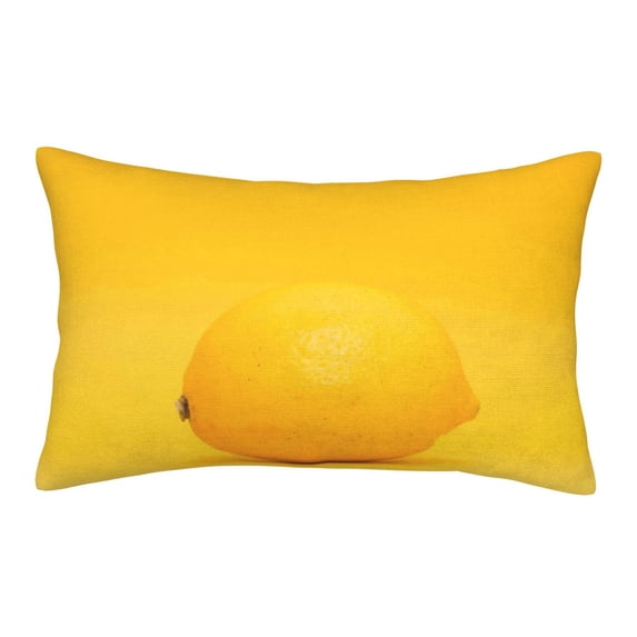 Bixox Yellow Lemon Printed Pillow Protector,Super Soft Ideal for Home,Guests,Rentals - 14"x20"