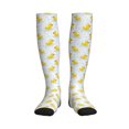 thumbnail image 1 of Bixox Yellow Rubber Duck Print Compression Socks,Compression Socks Women & Men Circulation for Medical,Running,Athletic, 1 of 7