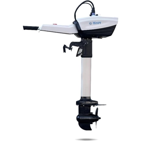 Bixpy N-3 Outboard Motor Kit – Long Shaft (27.3" / 693 mm) Outboard Motor for Small Boats, Inflatable Boats, Dinghies, Rafts, Kayaks, Canoes, Tenders & Lightweight Watercraft Applications