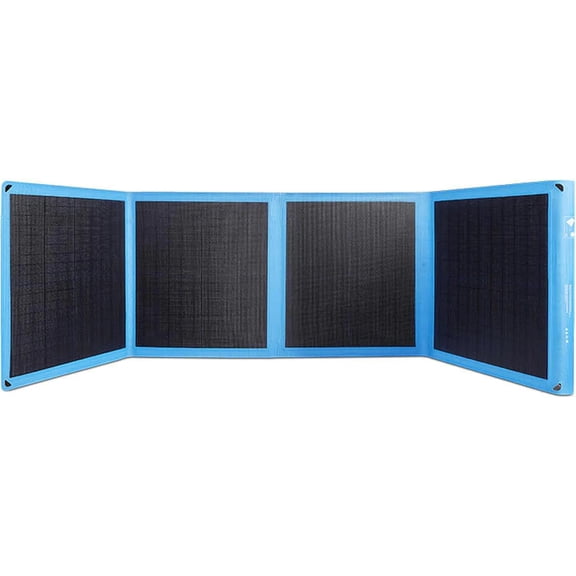 Bixpy SUN80 V2 Waterproof Foldable Solar Panel – Upgraded Portable Solar Charger with Cable for PP-768 Power Pack, for Kayaks, Boats, Camping & Outdoor Use