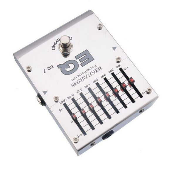 Biyang ToneFancier Series EQ-7 7 Bands Graphic Equalizer EQ Electric guitar Pedal True Bypass With gold pedal Connector