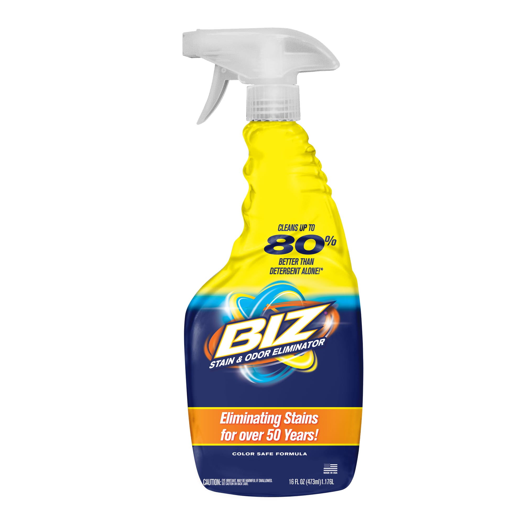 BIZ Stain and Odor Eliminator Laundry Pre-Treat Spray, 16 fl oz