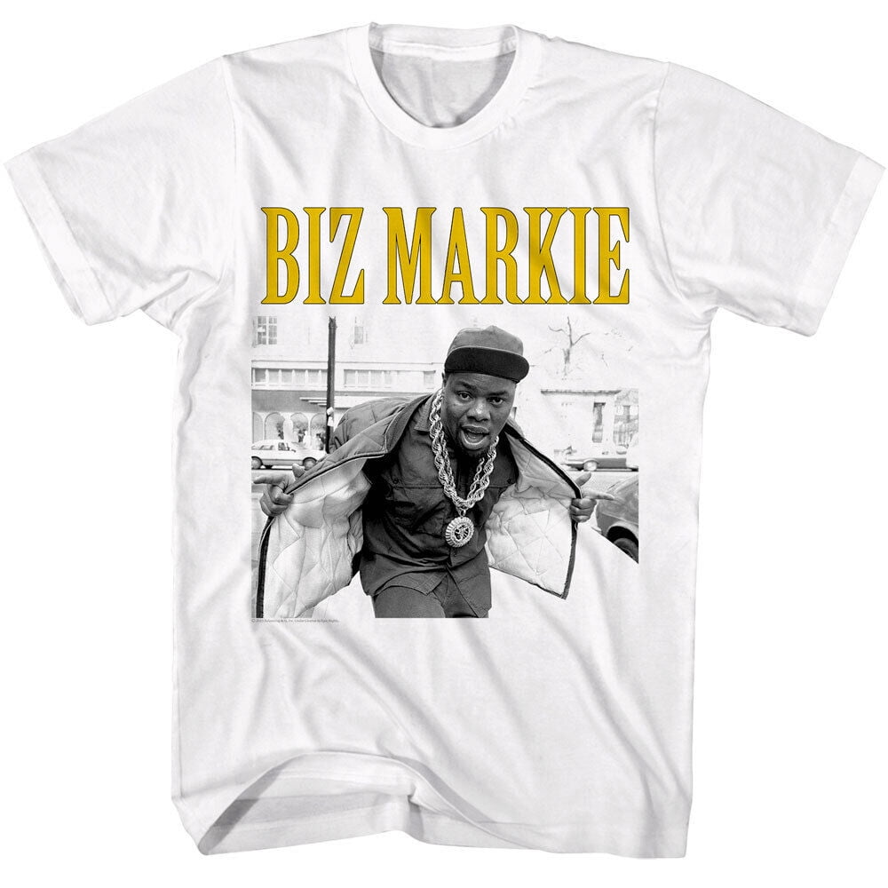 Biz Markie Open Jacket White Adult S/S Tshirt M - Walmart.com