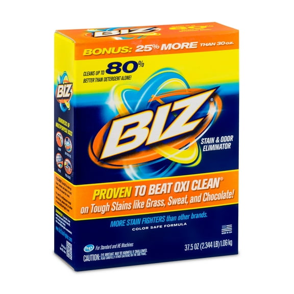 Biz Powder Stain and Odor Eliminator, 37.5 Oz