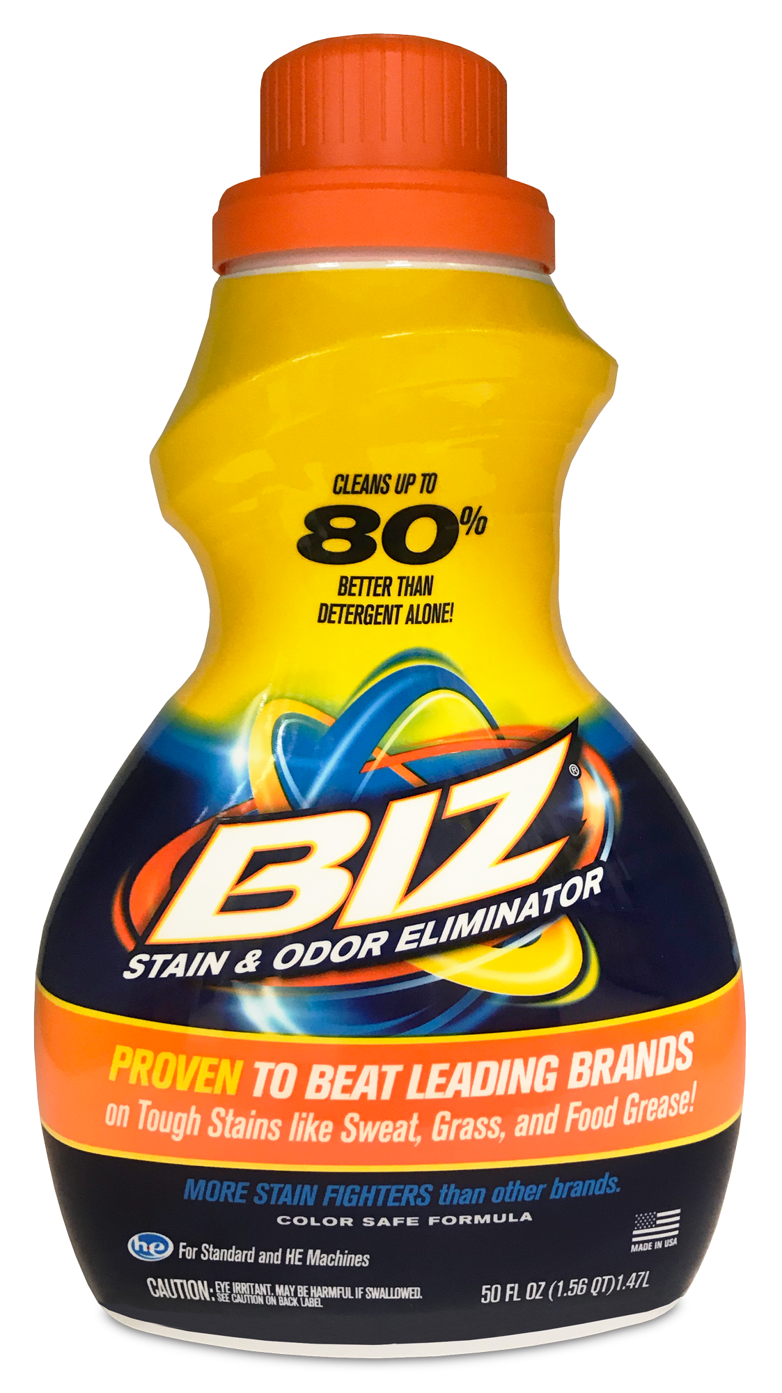 Biz Stain & Odor Eliminator Liquid, 50 Fluid Ounce - image 1 of 8