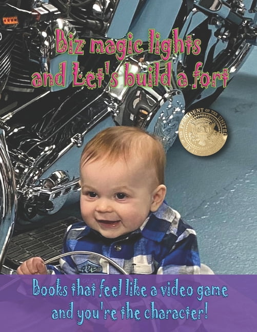 Biz magic lights and Let's build a fort: 2 books in 1, (Paperback)