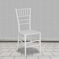 thumbnail image 1 of BizChair 2 Pack White Stackable Resin Chiavari Chair, 1 of 15