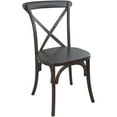 thumbnail image 1 of BizChair 2-pack Walnut X-Back Chair, 1 of 7