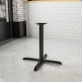 thumbnail image 1 of BizChair 30'' x 30'' Restaurant Table X-Base with 3'' Dia. Table Height Column, 1 of 6