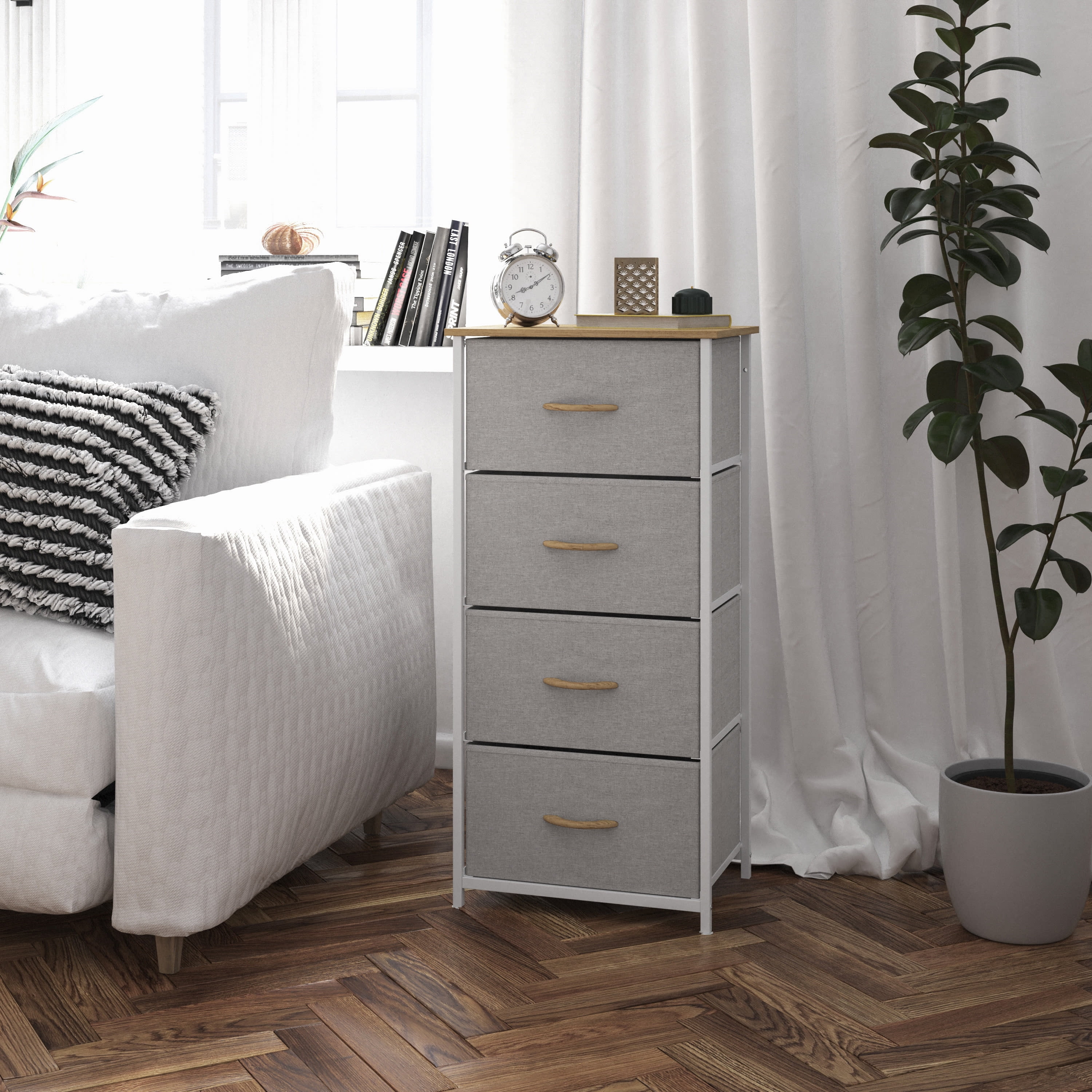 beige fabric dresser WAMPAT 32.4