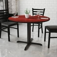 thumbnail image 1 of BizChair 42'' Round Mahogany Laminate Table Top with 33'' x 33'' Table Height Base, 1 of 4