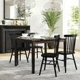 thumbnail image 1 of BizChair 47" Solid Wood Dining Table, Commercial Grade Heavy Duty Rectangle Wood Table for 4, Wenge Matte Finish, 1 of 12