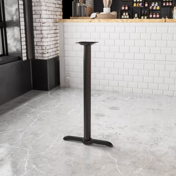 BizChair 5'' x 22'' Restaurant Table T-Base with 3'' Dia. Bar Height Column