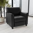 thumbnail image 1 of BizChair Black LeatherSoft Chair with Clean Line Stitched Frame, 1 of 10