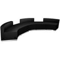 thumbnail image 1 of BizChair Black LeatherSoft Reception Configuration, 5 Pieces, 1 of 7