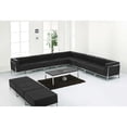 thumbnail image 1 of BizChair Black LeatherSoft Sectional & Ottoman Set, 12 Pieces, 1 of 4
