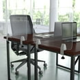 thumbnail image 1 of BizChair Clear Acrylic Desk Partition, 18"H x 23"L (Hardware Included), 1 of 9