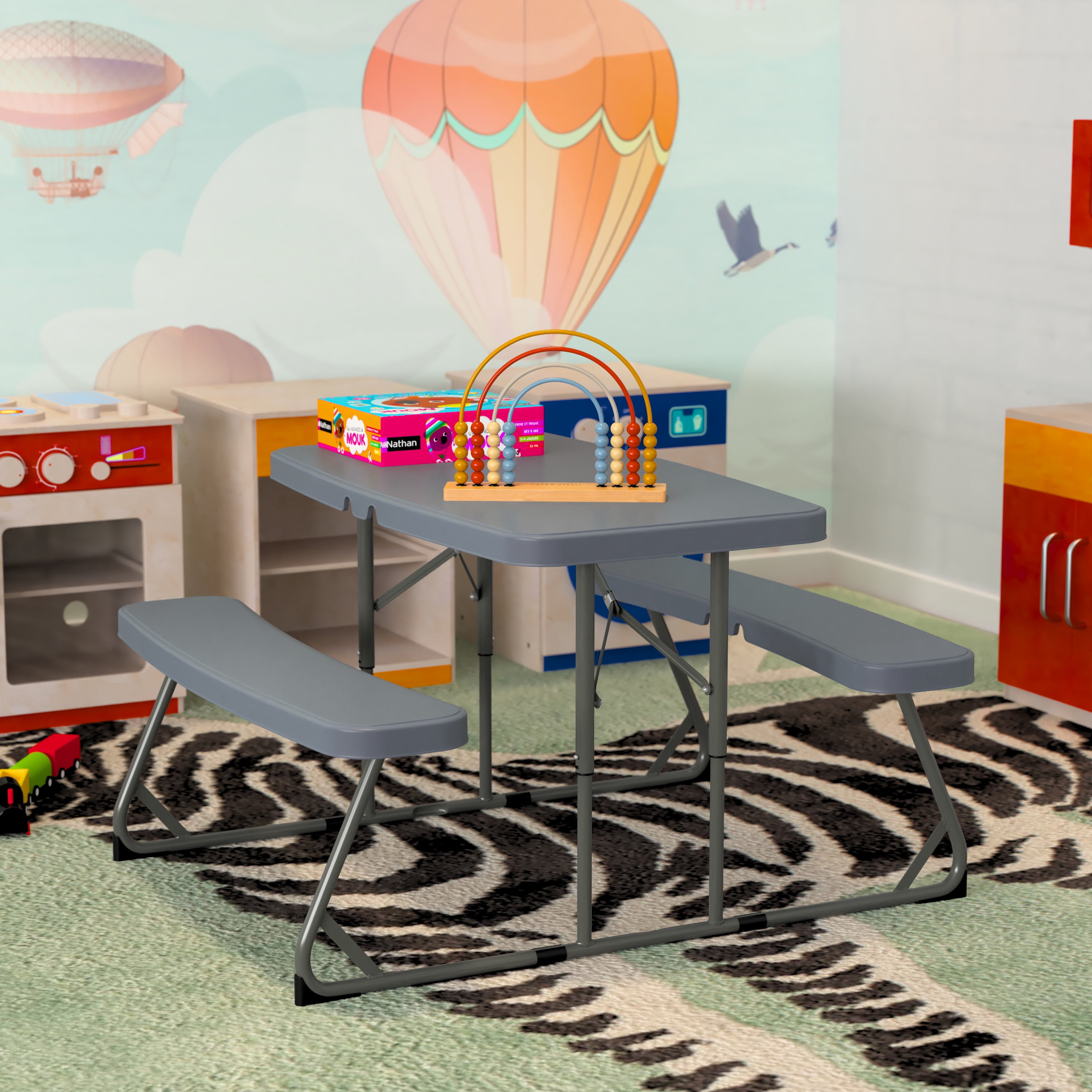 Plastic Folding Childrens Folding Table And Chairs Walmart