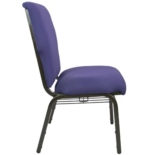 BizChair Eggplant Discount Church Chair 21 in. Wide