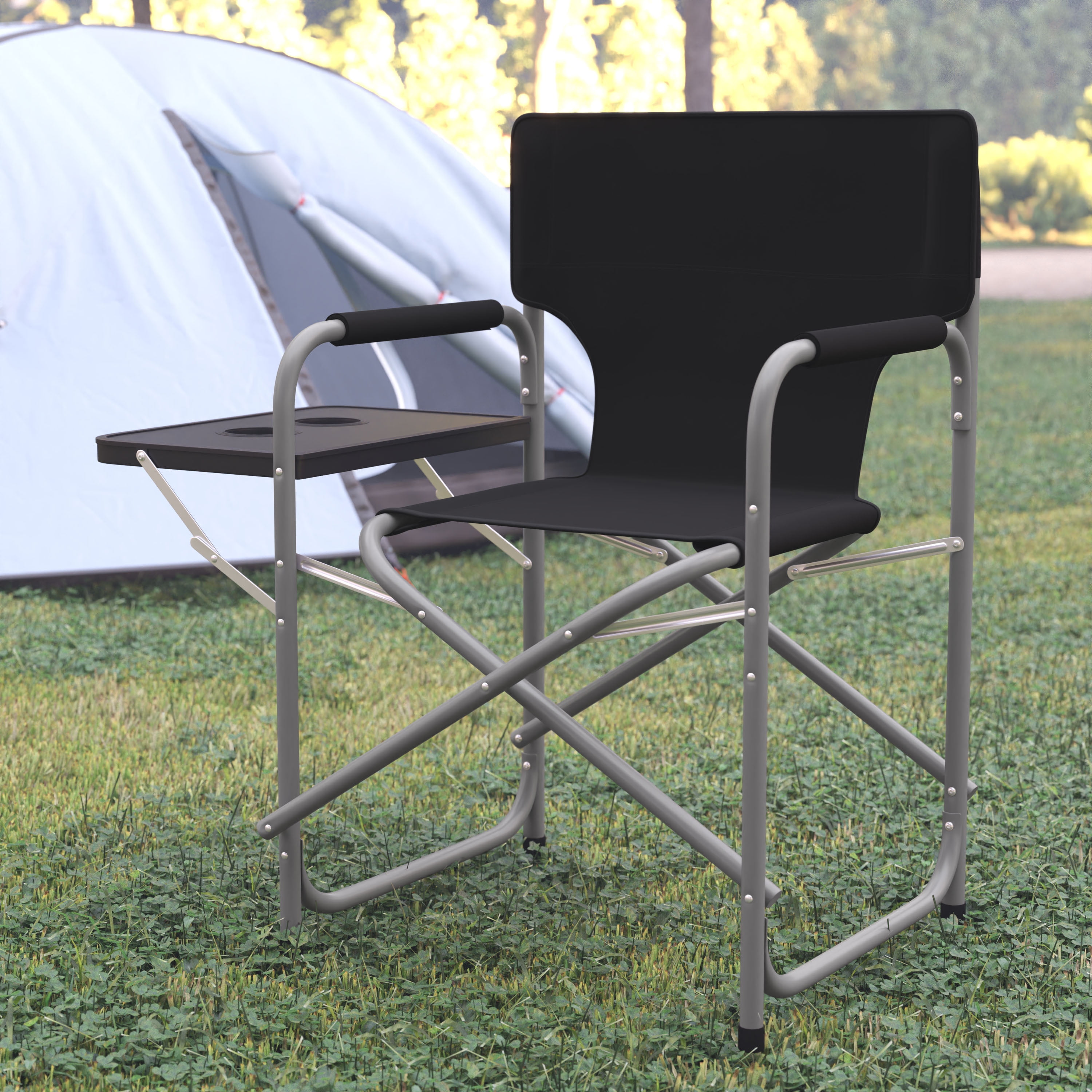 Walmart directors chair with side table online