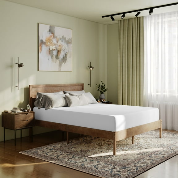 BizChair Green Tea Cooling Gel 4-Layer Memory Foam 10" Queen Mattress in a Box with CertiPUR-US Certification, Washable Cover, and Pressure Relief