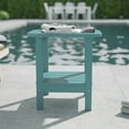 thumbnail image 1 of BizChair HDPE 2-Tier Adirondack Side Table - All-Weather - Indoor/Outdoor Blue, 1 of 10