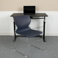 thumbnail image 1 of BizChair HERCULES Series 5 Pack 661 lb. Capacity Navy Full Back Stack Chair with Gray Powder Coated Frame, 1 of 13
