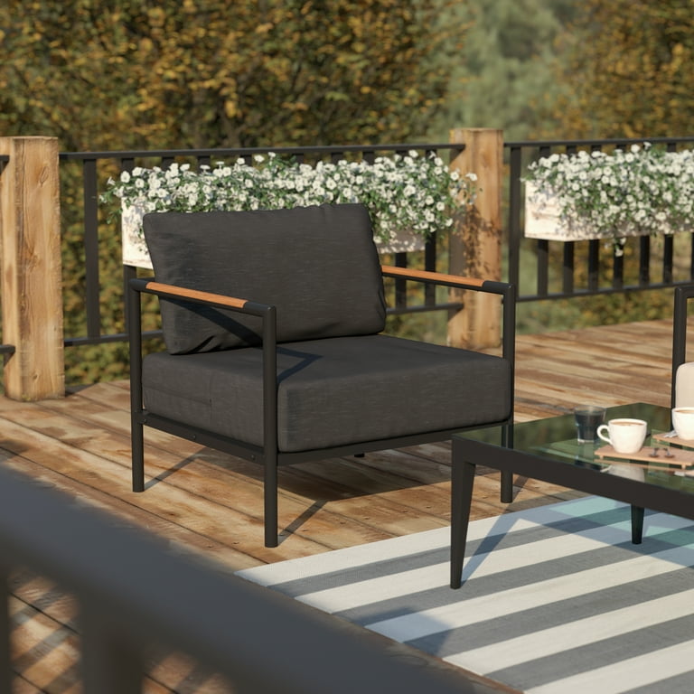 Patio chair online arm cushions