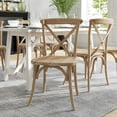 thumbnail image 1 of BizChair Medium Natural With White Grain X-Back Chair, 1 of 14