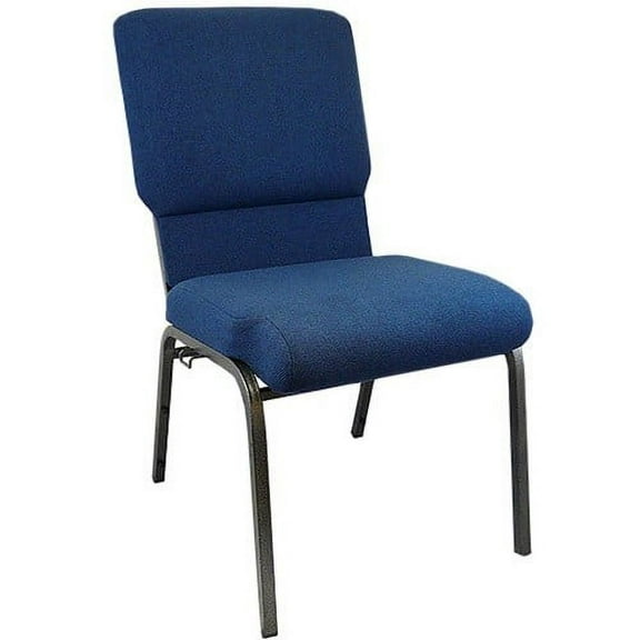 BizChair Navy Church Chairs 18.5 in. Wide