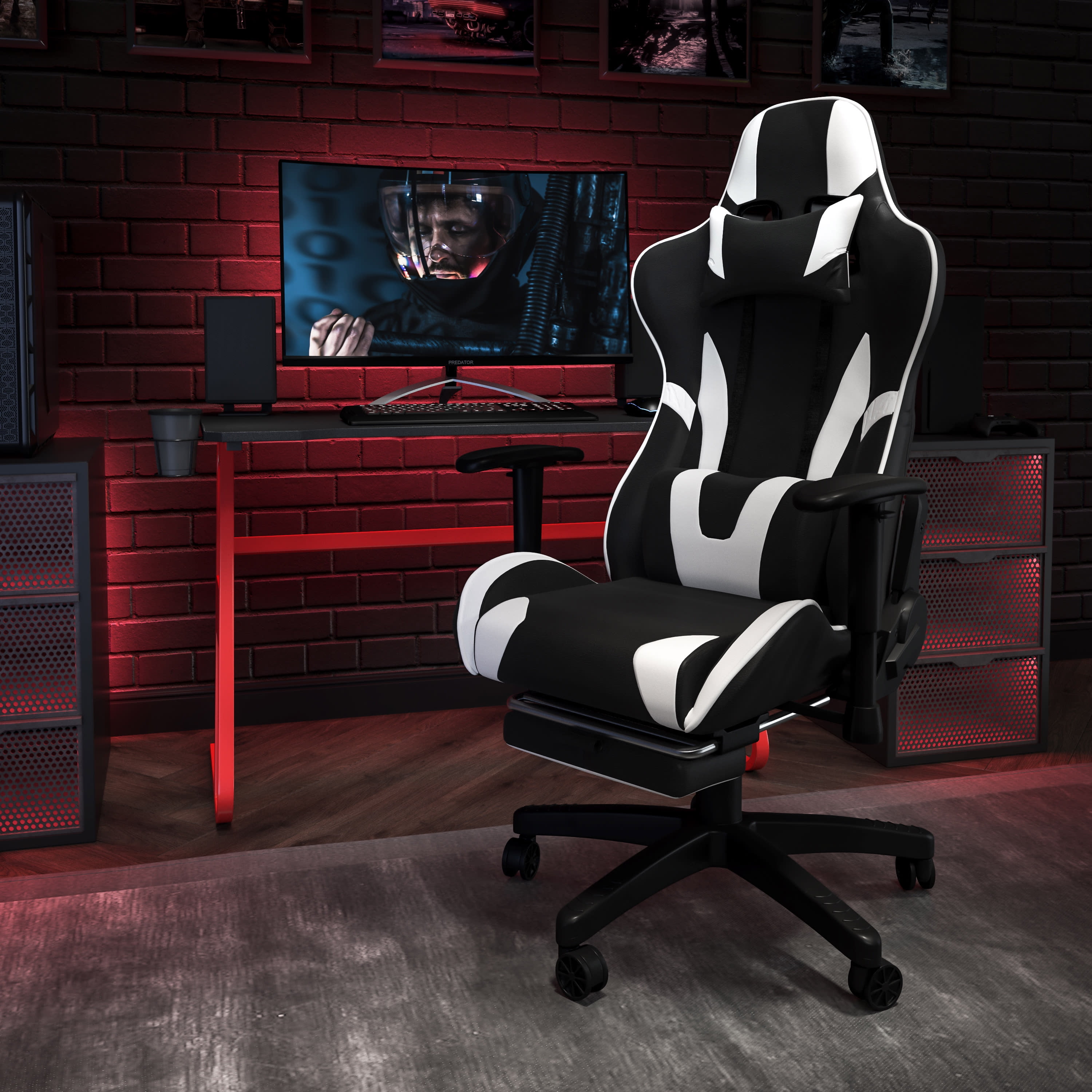 Gaming chair with drink holder hot sale