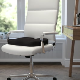 Sweet Home Collection  Memory Foam Chair Pad No Slip Faux Leather 16 x 17  , Black, 2 PK, 2PK - Kroger